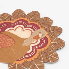 Gatherings by Curated Paperie - Thanksgiving Turkey Shaped Napkins