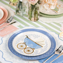 Gatherings by Curated Paperie - Floral Elegance Blue Dessert Plates