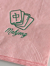 EnFete, LLC - Blush Pink Mahjong Tile Cocktail Napkins | Set of 16