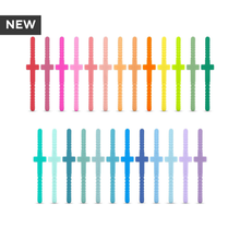 Ryan & Rose - Jesus Bracelets - Group Packs: Kaleidoscope (25 Pack) / Medium