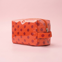 TOGGO GOODS - Vibrant Jelly Makeup Pouch: Pink & Blue