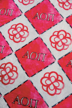 Gracefully Made Art - Alpha Omicron Pi Flannel Fleece Blanket, Sorority