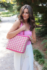 Shiraleah - JUANITA TOTE: Pink