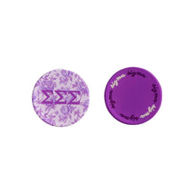 Over The Moon Greek - Sorority Reversible Sided Acrylic Floral Coaster: Pi Beta Phi