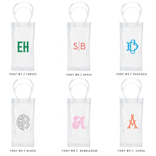 HOPE & JOY - Wine Bag, Reusable Clear Plastic Wine Bag, Wine Gift Basket