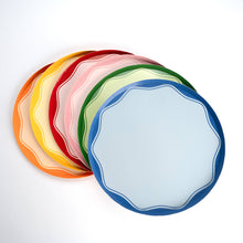 Gatherings by Curated Paperie - MCL24-DNP4- Orange Color Block Dinner Paper Plates