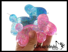 Curious Minds Toys - 1 Sugar Balloon Dog Ball Bag - Thick Glue/Gel Syrup Molasses