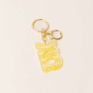 Chi Omega - Sorority Oh So Fancy Letter Acrylic Keychain: Chi Omega