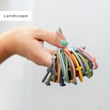 Ryan & Rose - Jesus Bracelets - Group Packs: Kaleidoscope (25 Pack) / Medium