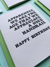 Richie Designs - We Appreciate a Nice Handrail - humor Birthday