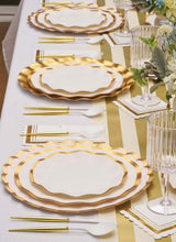 Sophistiplate - Everyday White Wavy Dinner Plate/8pk