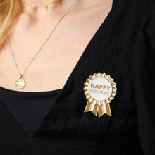 Talking Tables USA - Luxe Gold Enamel Birthday Pin Badge Starter Set