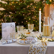 Talking Tables USA - Mistletoe White Christmas Paper Gift Bag - 8 Pack