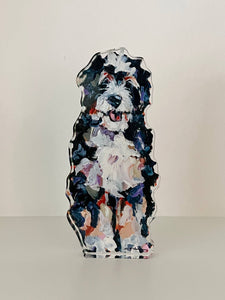 Chelsea McShane Art - Bernedoodle" acrylic WHOLESALE: Small
