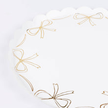 Meri Meri - Gold Bow Dinner Plates