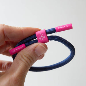 The Prayer I Share - DON'T WORRY BE HAPPY Christian Cord Bracelet