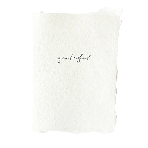 Grateful card