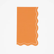 Gatherings by Curated Paperie - Orange Scallop Guest Towels
