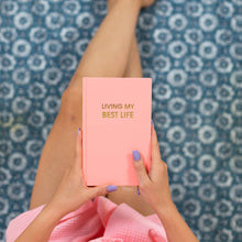 Chez Gagné - Living My Best Life - Hardcover Daily Journal - Sunset Pink