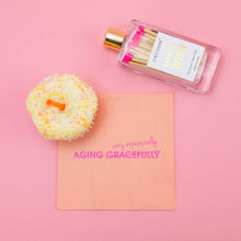 Chez Gagné - Make A Wish - Birthday Glass Bottle Safety Matches - Bright Pink