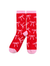 Shiraleah - BOW SOCKS,RED