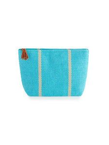 Shiraleah - RIVA ZIP POUCH: TURQUOISE