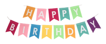 Party Partners - Happy Birthday Felt Banner