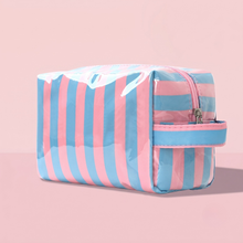 TOGGO GOODS - Vibrant Jelly Makeup Pouch: Pink & Blue