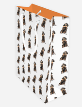 Hey Y'all Party - Tennessee Multi Hound Dog with Orange Bow Tie Gift Bag