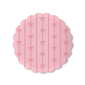 PETAL PINK SIGNATURE BOW SMALL PLATES
