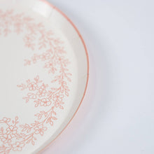 Gatherings by Curated Paperie - Floral Elegance Pink Dessert Plates