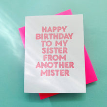 Richie Designs - Sister From Another Mister - soul sis birthday greeting card