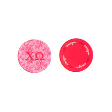 Over The Moon Greek - Sorority Reversible Sided Acrylic Floral Coaster: Pi Beta Phi