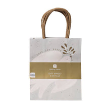 Talking Tables USA - Mistletoe White Christmas Paper Gift Bag - 8 Pack