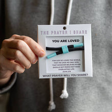 The Prayer I Share - YOU ARE LOVED Bracelet, Christian Cord Bracelet