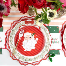 Gatherings by Curated Paperie - Jolly Santa Vintage Christmas Dessert Plates