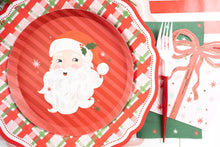 Gatherings by Curated Paperie - Jolly Santa Vintage Christmas Dessert Plates