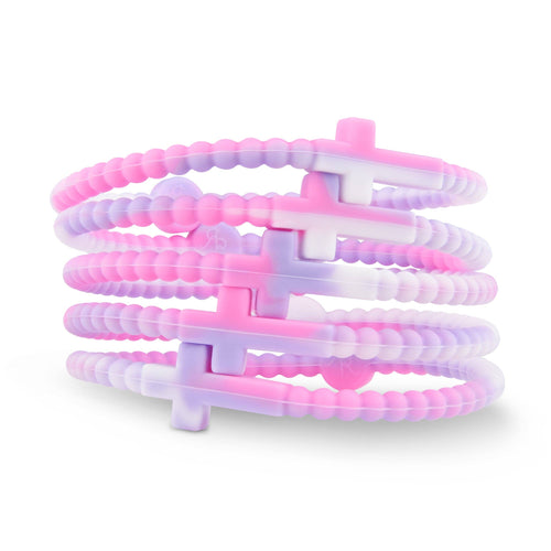 Jesus Bracelets (silicone cross bracelets): Confetti (1 Bracelet) / Extra Small