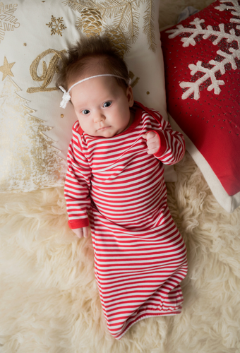 Valentine Baby Gown — bright and durable children's clothes, with love from Tennessee!