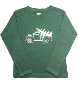 Christmas Tree Truck Green — bright and durable children's clothes, with love from Tennessee!