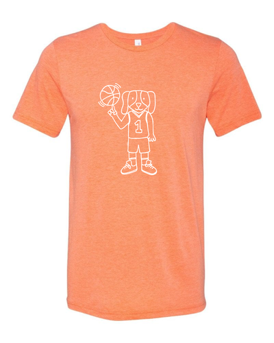 Basketball Dog Shirt — bright and durable children's clothes, with love from Tennessee!