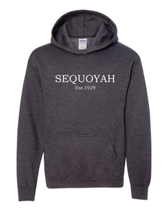 Sequoyah Established 1929 on hoodie