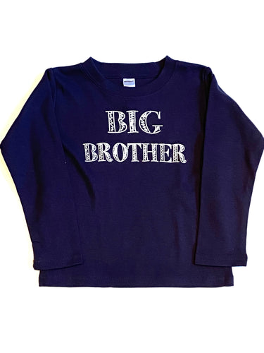 Big Brother Navy Short and Long Sleeve