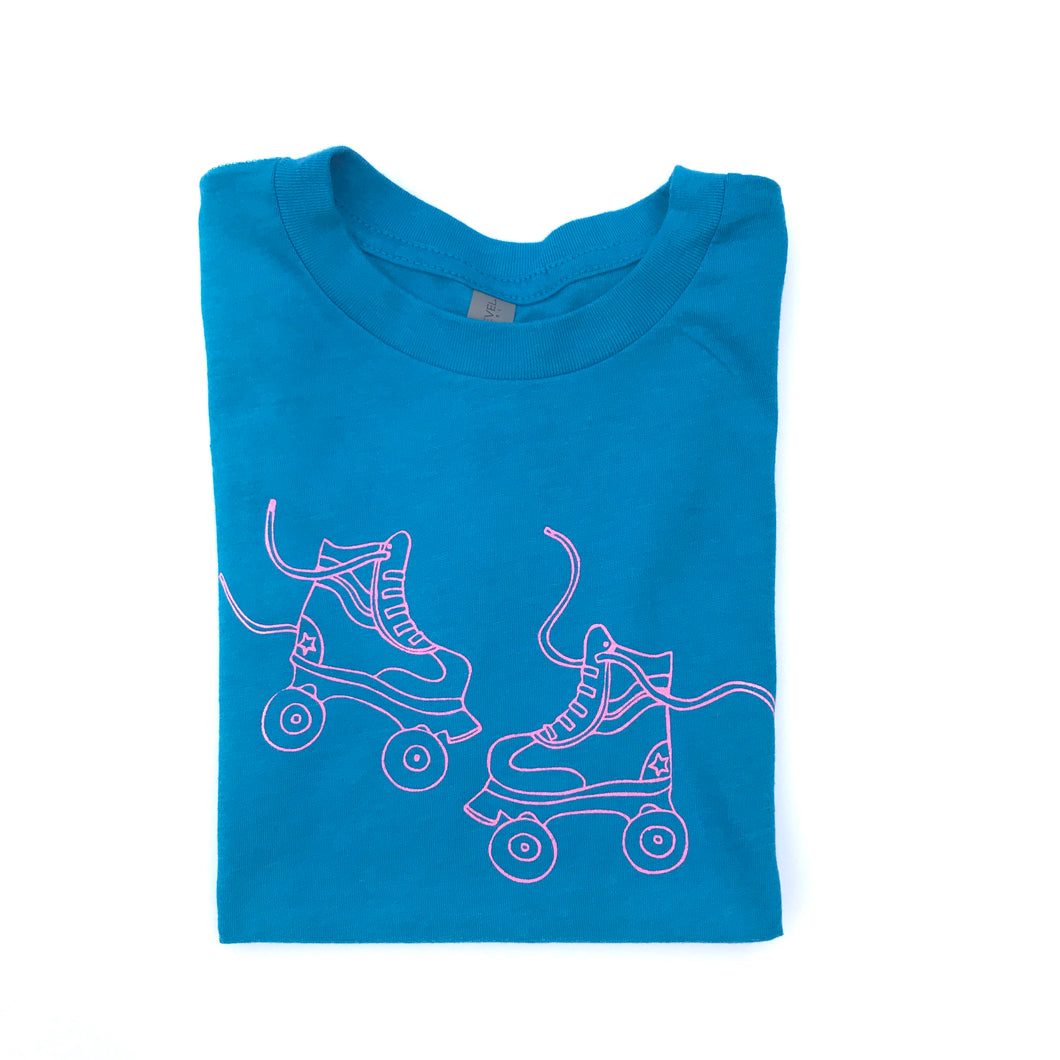 Roller Skates on Simple Tee — bright and durable children's clothes, with love from Tennessee!