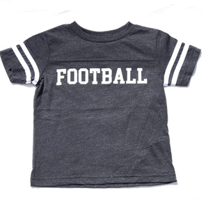 Ringer FOOTBALL in Navy — bright and durable children's clothes, with love from Tennessee!