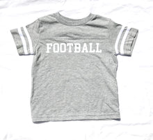 Ringer FOOTBALL in Heather Grey — bright and durable children's clothes, with love from Tennessee!
