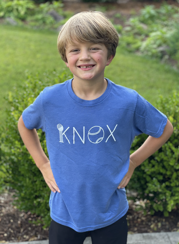 KNOX Tennis on Royal Blue