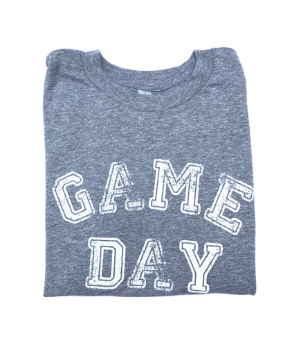 Youth Game Day Grey with White — bright and durable children's clothes, with love from Tennessee!