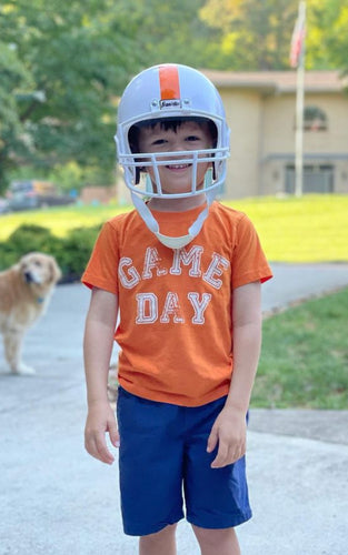 Game Day on Orange Short Sleeve - Youth