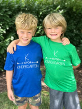 K is for Kindergarten on Green — bright and durable children's clothes, with love from Tennessee!